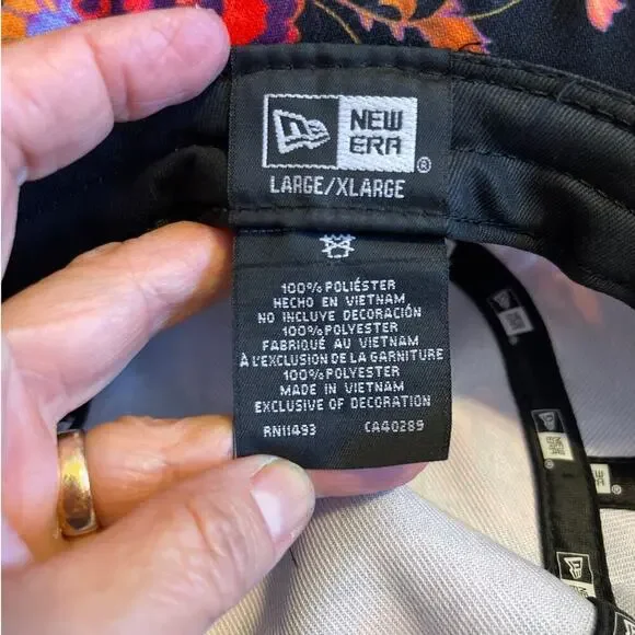 New Era Floral Bucket Hat Outdoor Hiking Cap Sun Hat L / XL - Picture 3 of 6